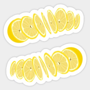 Fresh Lemon Slices Foodies Sticker